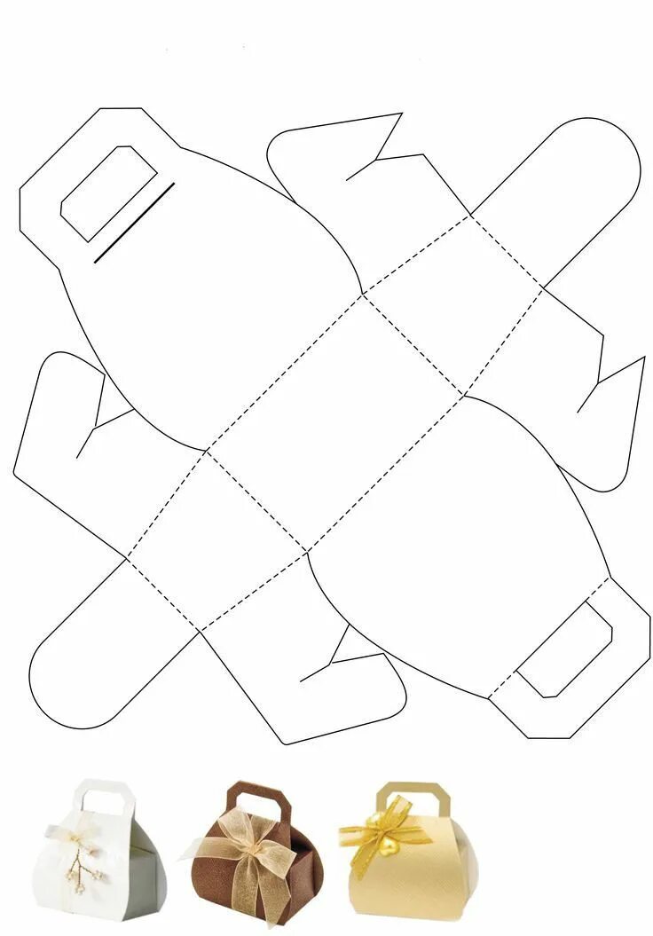 Поделки из картона своими руками схемы Pin on home made Gift box template, Easy valentine crafts, Diy gift box