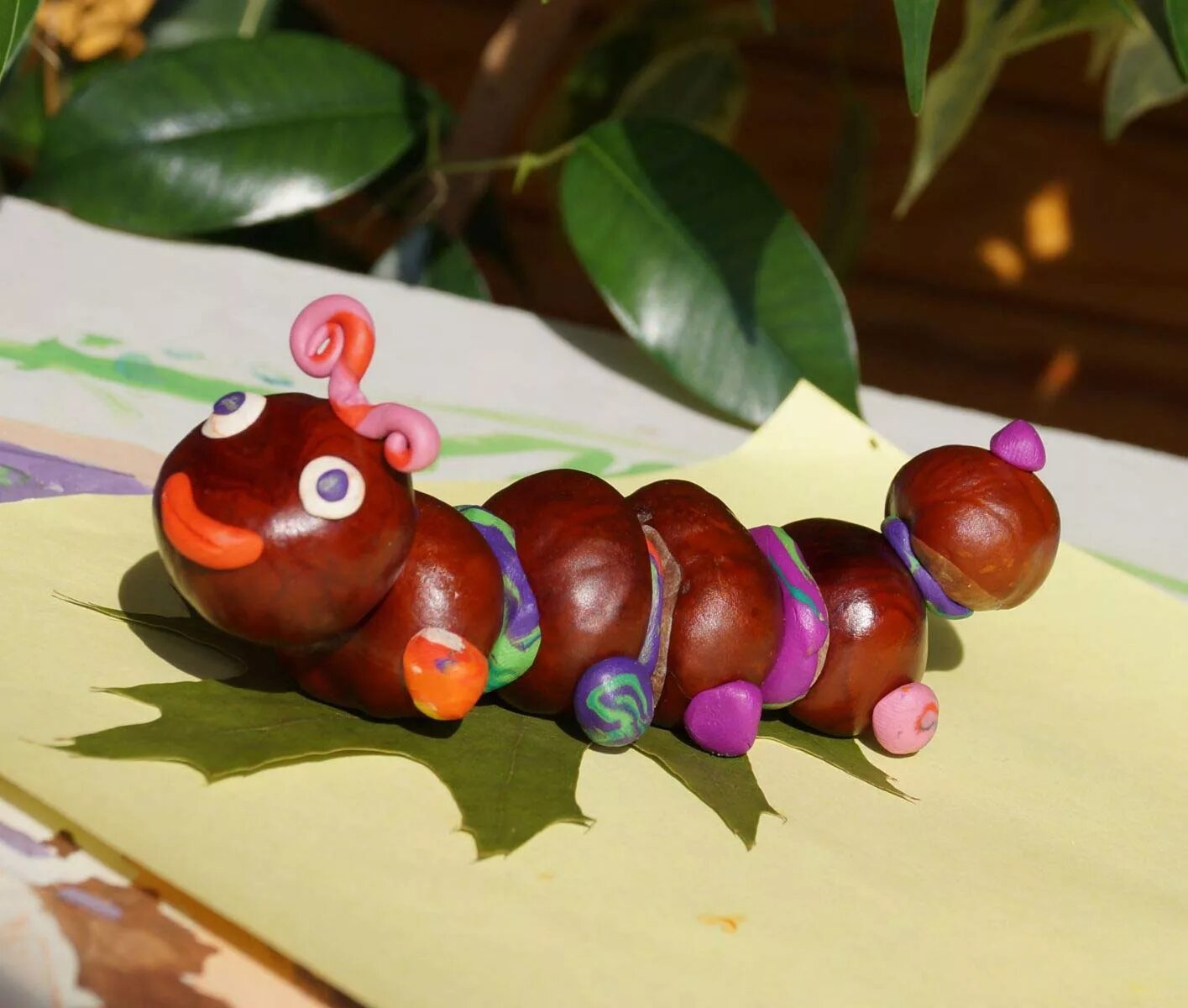 Поделки из каштанов для детей фото Занятия для детей 2-3 лет в детском саду, конспекты НОД по ФГОС для ДОУ в младше
