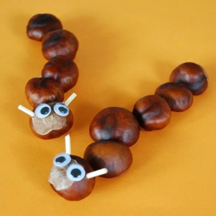 Поделки из каштанов фото Basteln mit Kastanien - etwas Lustiges im Herbst unternehmen Diy crafts, Crafts,