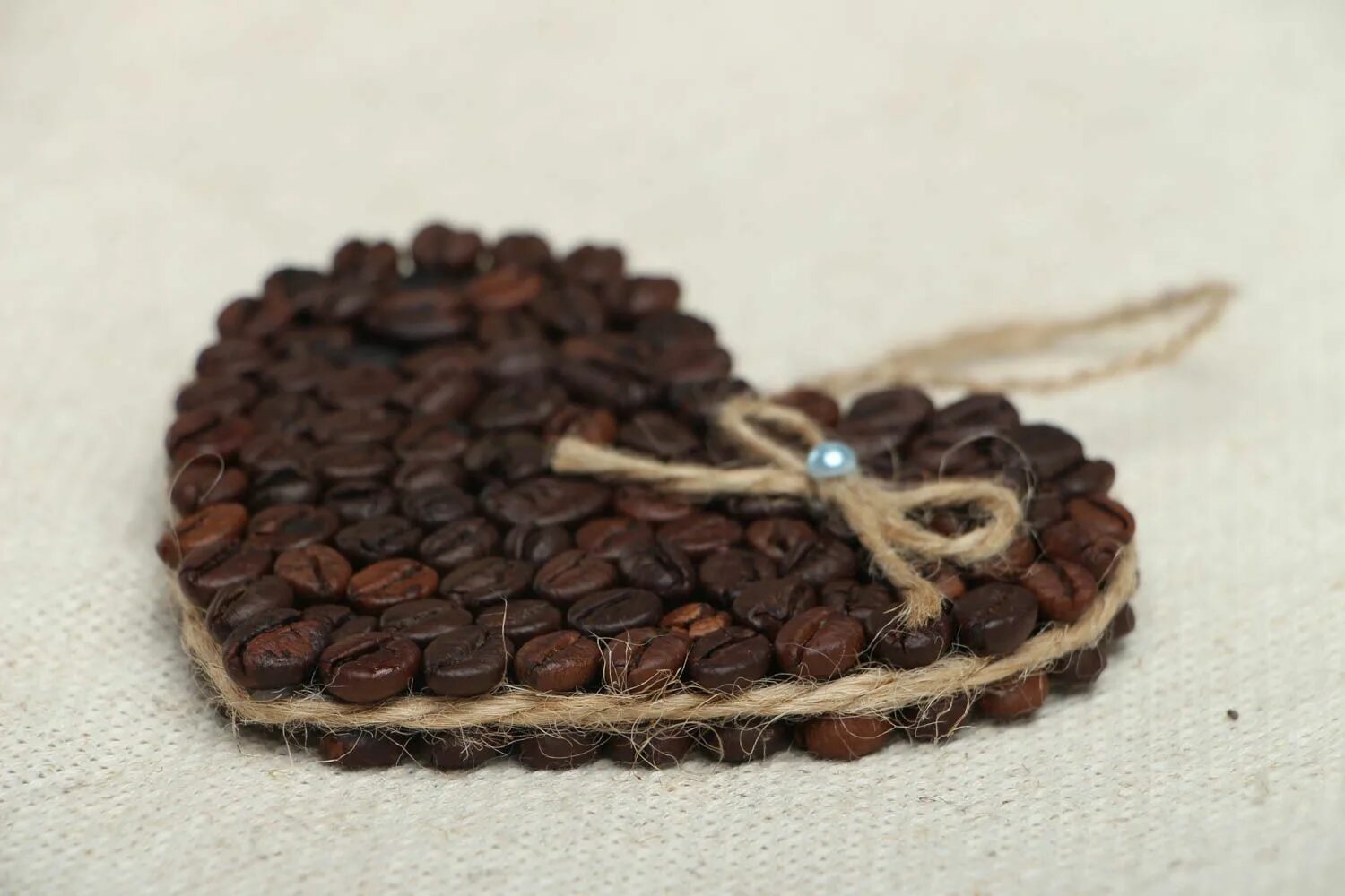 Поделки из кофейных зерен своими руками фото BUY Interior pendant Heart with Coffee Grains 38692189 - HANDMADE GOODS at MADEH