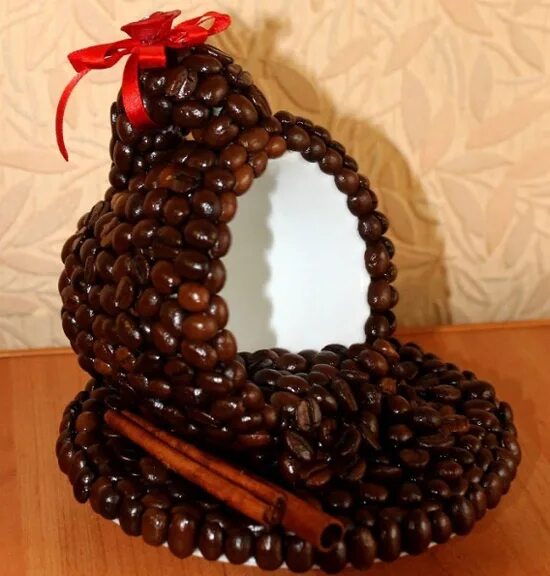 Поделки из кофейных зерен своими руками фото Поделки из кофе - подборка идей для детского творчества