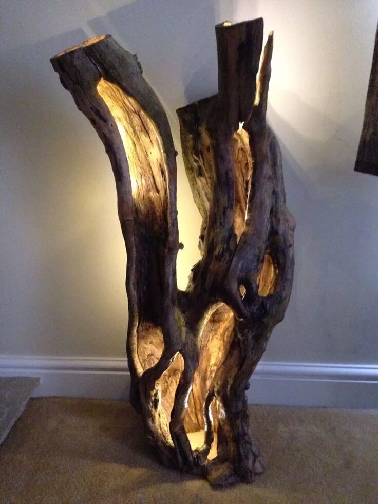 Поделки из коряги дерева фото Driftwood art Driftwood art, Driftwood furniture, Steampunk diy