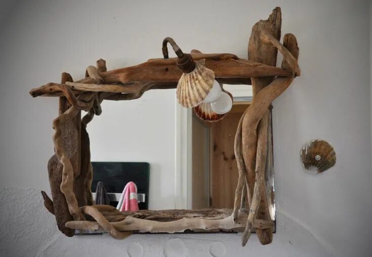 Поделки из коряги дерева фото The Simple Life Mirror