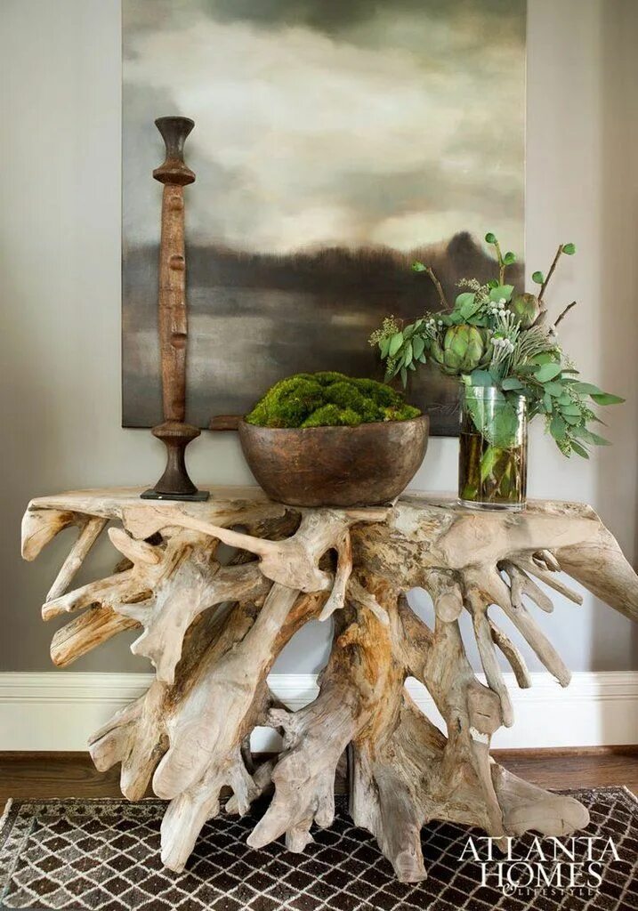 Поделки из коряги дерева фото Sauder Harbor View Dresser in Salt Oak - Driftwood 4 Us Driftwood furniture, Tre