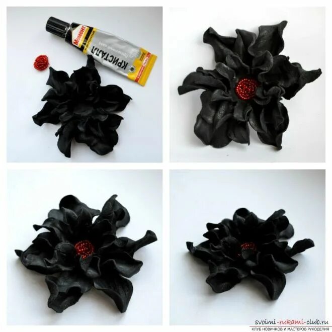 Поделки из кожи своими руками фото Для себя Leather flower tutorial, Handmade flowers, Fabric flowers diy