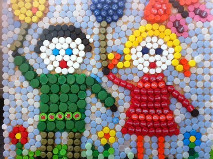 Поделки из крышек своими руками фото Pin by LID MANIA on Lid Mania 2012 Bottle cap crafts, Diy bottle cap crafts, Bot