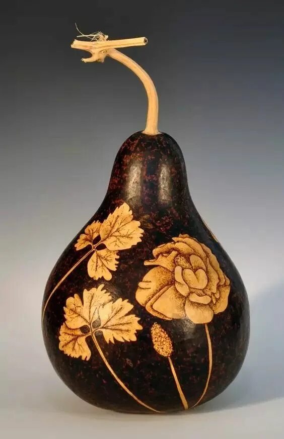 Поделки из лагенарии своими руками фото Gourd - Rare And Beautiful. Posted by Sifu Derek Frearson in 2022 Decorative gou