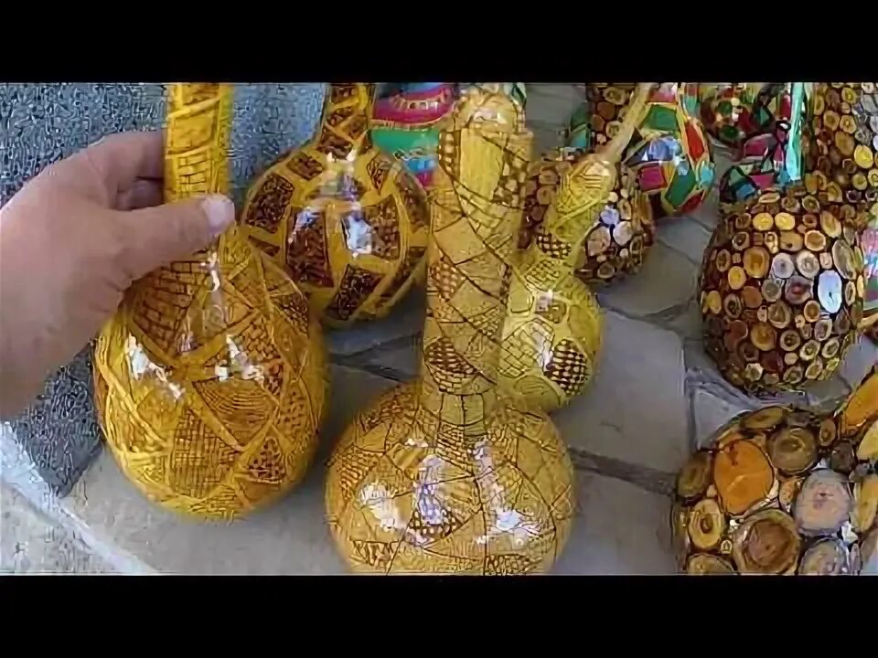 Поделки из лагенарии своими руками фото Лагенария - бутылочная тыква. Поделки своими руками. - YouTube Поделки, Поделки 