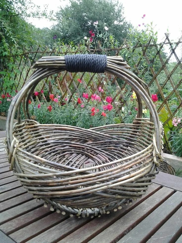 Поделки из лозы фото Galleri - Råhaugegård Pil Basket weaving, Basket crafts, Basket