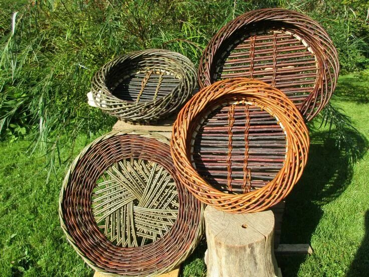 Поделки из лозы фото Galleri - www.annettespileflet.dk Handmade baskets weaving, Willow weaving, Bask