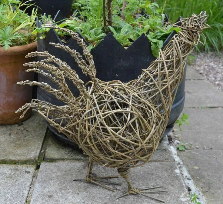 Поделки из лозы фото Willow weaving, Willow garden, Twig furniture