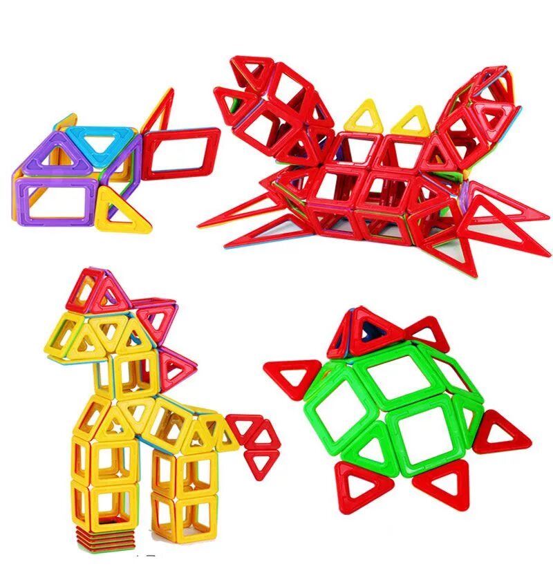 Поделки из магнитного конструктора фото aliexpress magformers Cheap Toys & Kids Toys