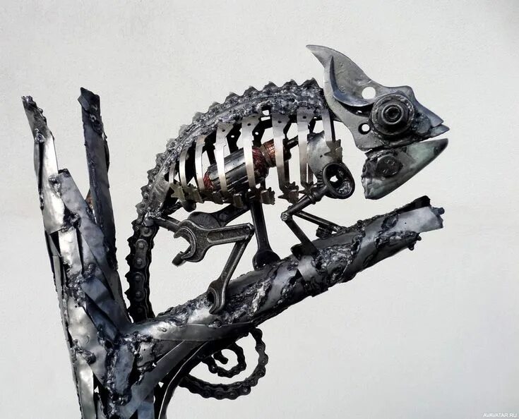 Поделки из металла фото #chameleons, #pictures, #хамелеон, #картинки https://avavatar.ru/image/11064 Scr