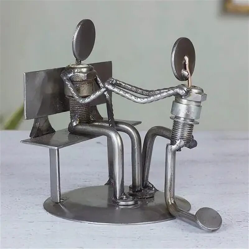 Поделки из металла сваркой фото World Menagerie Taybah Handcrafted Recycled Metal and Auto Part Painter Sculptur