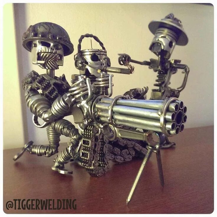 Поделки из металла своими руками фото Sociable changed metal work welding design click resources Metal art welded, Scr