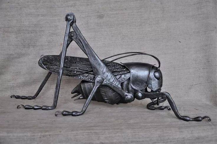 Поделки из металла своими руками фото Grasshopper, Me, Blacksmithing, 2016 : Art Blacksmithing, Grasshopper, Secret ob