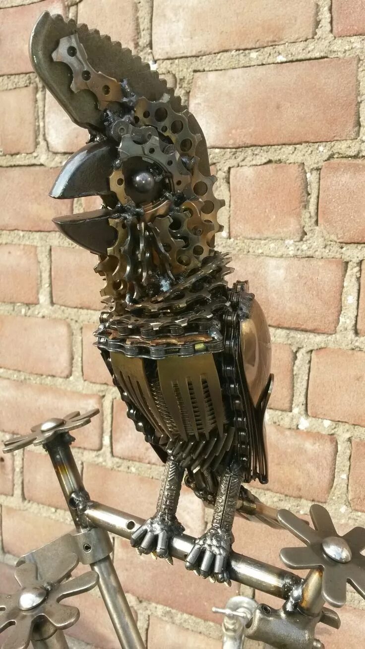 Поделки из металлолома своими руками фото Scrap metal art by Jan van Daal Svejsning projekter, Design, Sjove