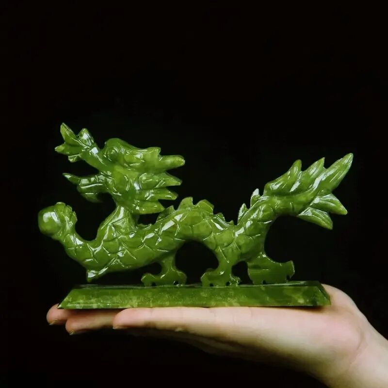 Поделки из нефрита фото Lucky Feng Shui китайское украшение для дома Дракон украшения офиса Гостиная Des