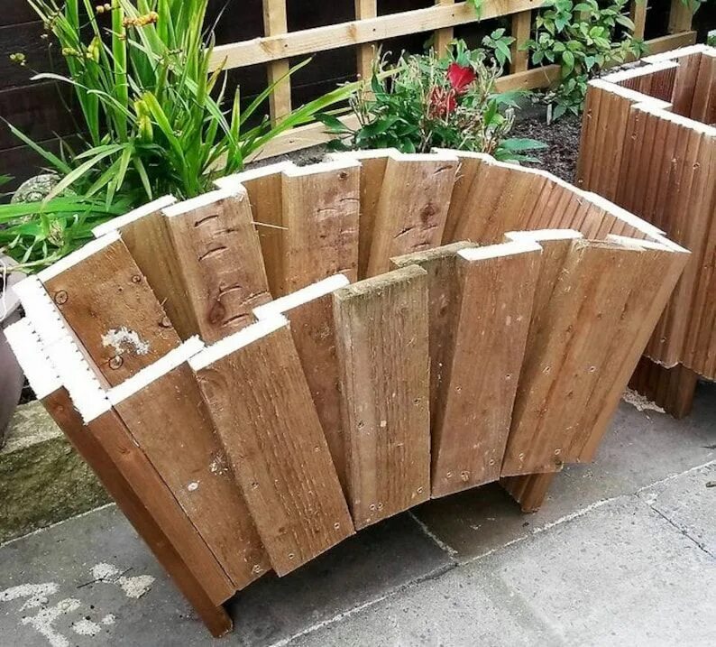 Поделки из остатков своими руками фото Planteroutdoor Planterindoor Plantervertical Planterwall - Etsy Vertical planter