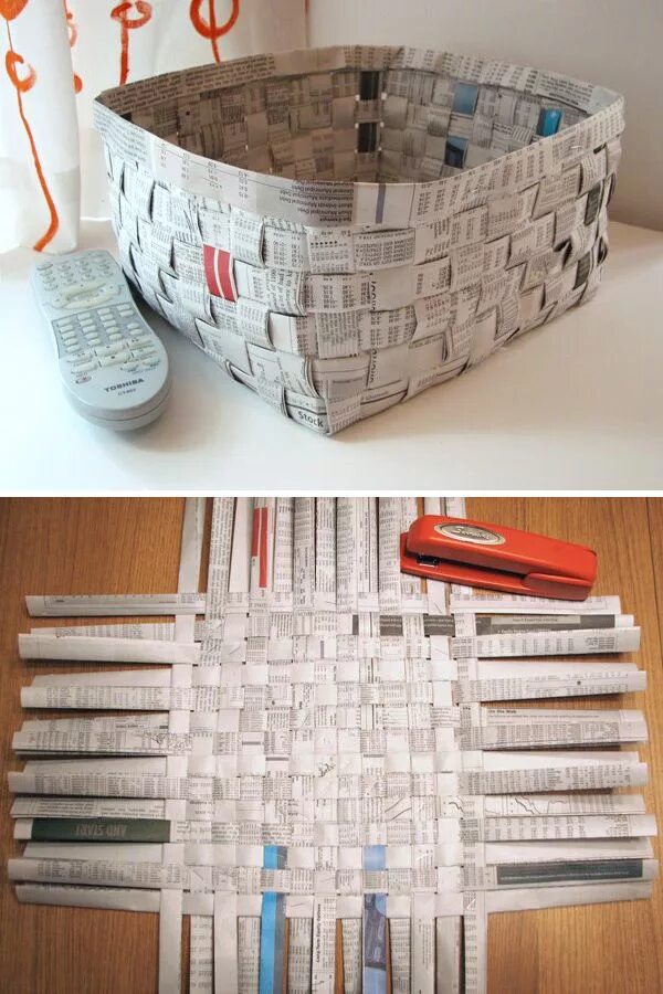 Поделки из остатков своими руками фото 20 Brilliant DIY Storage Box Ideas Art and Design Recycled magazines, Diy recycl