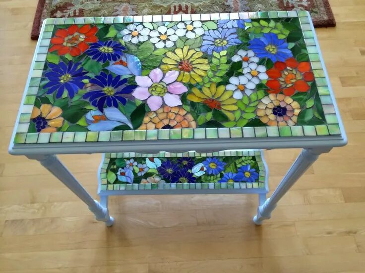 Поделки из остатков своими руками фото Minnesota Mosaic Guild Glass mosaic art, Mosaic tile art, Mosaic furniture