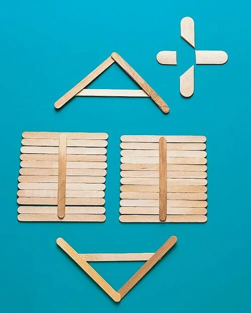 Поделки из палочек фото Popsicle Stick House Palito de sorvete, Picolé arte vara, Artesanato com palito 
