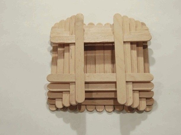 Поделки из палочек фото Popsicle Stick Cross
