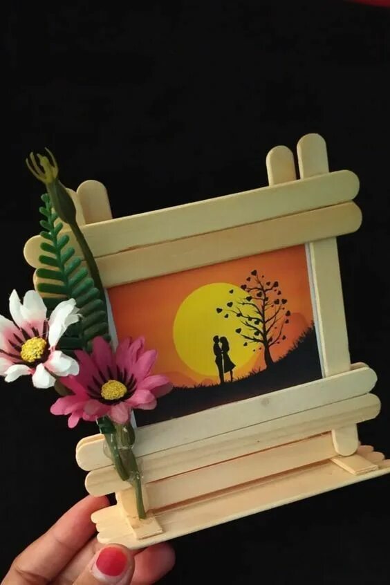 Поделки из палочек фото popsicle sticks crafts popsicle sticks art popsicle sticks crafts house home dec
