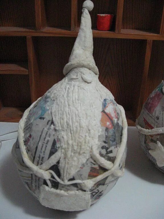 Поделки из папье фото TALLER DE PAPEL *** Бумажная глина, Рождественская бумага, Новогодние поделки
