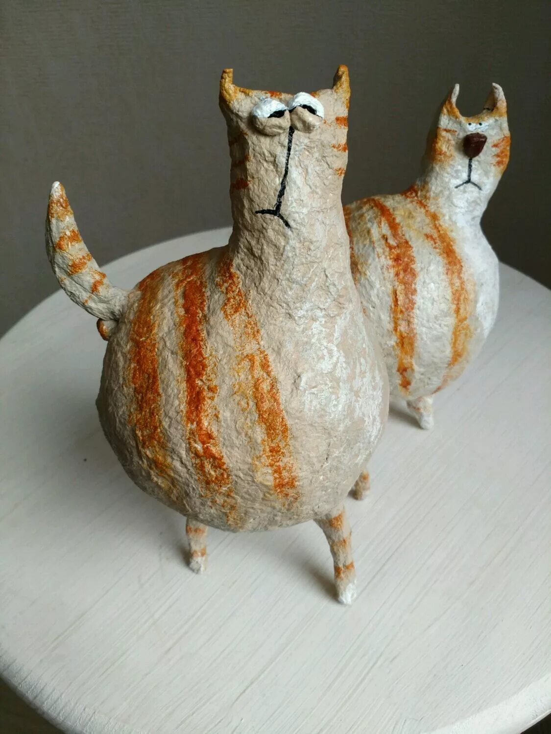 Поделки из папье фото Кот. Кот бегемот. Котяра игрушки папье-маше в интернет-магазине на Ярмарке Масте