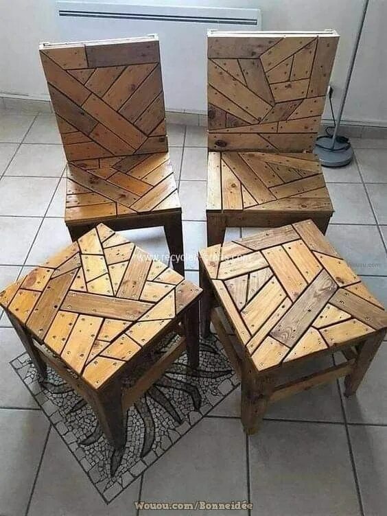 Поделки из паркета своими руками фото Easiest DIY Woodworking Projects Ideas for Beginners Tables en palettes de bois,