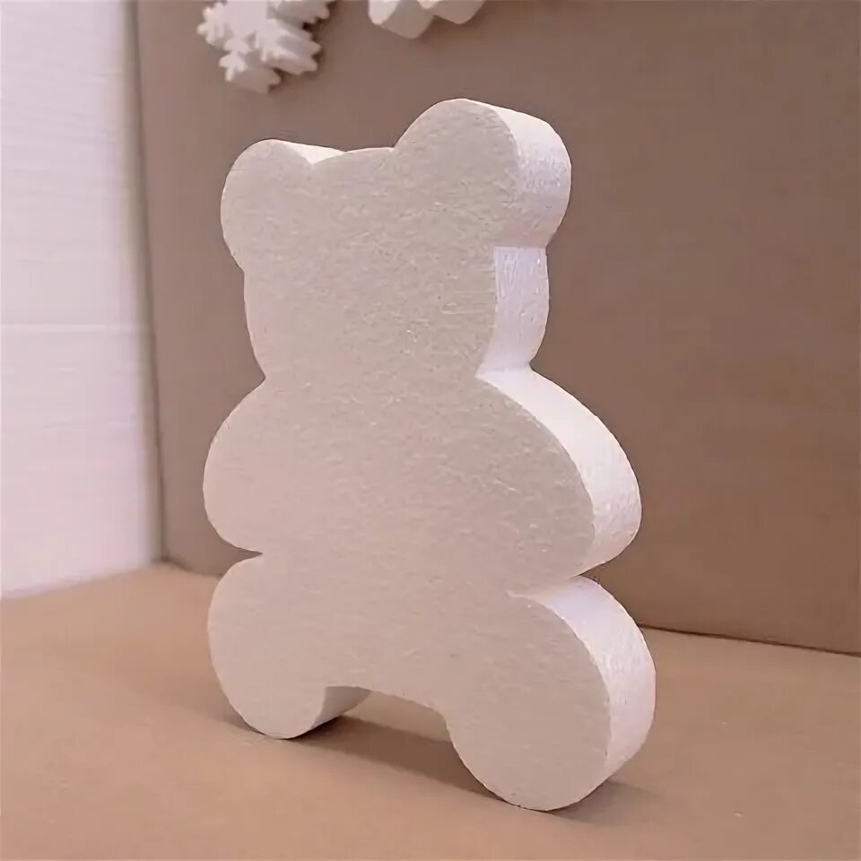 Поделки из пенопласта фото Медведь из пенопласта Styrofoam crafts, Decor, Dinosaur stuffed animal