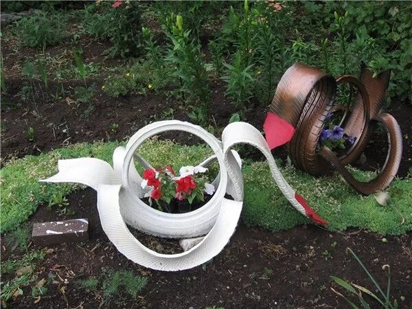 Поделки из покрышки своими руками фото Ответы Mail.ru: Колёса убили за зиму? Может их в дело пустить?