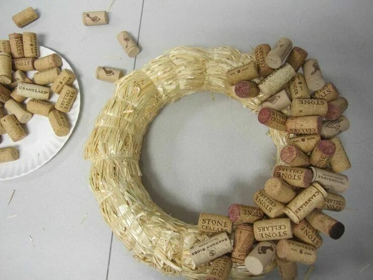 Поделки из пробок от вина фото Pin de Borbély Anna en karacsony15-16 Manualidades con corchos, Manualidades, De