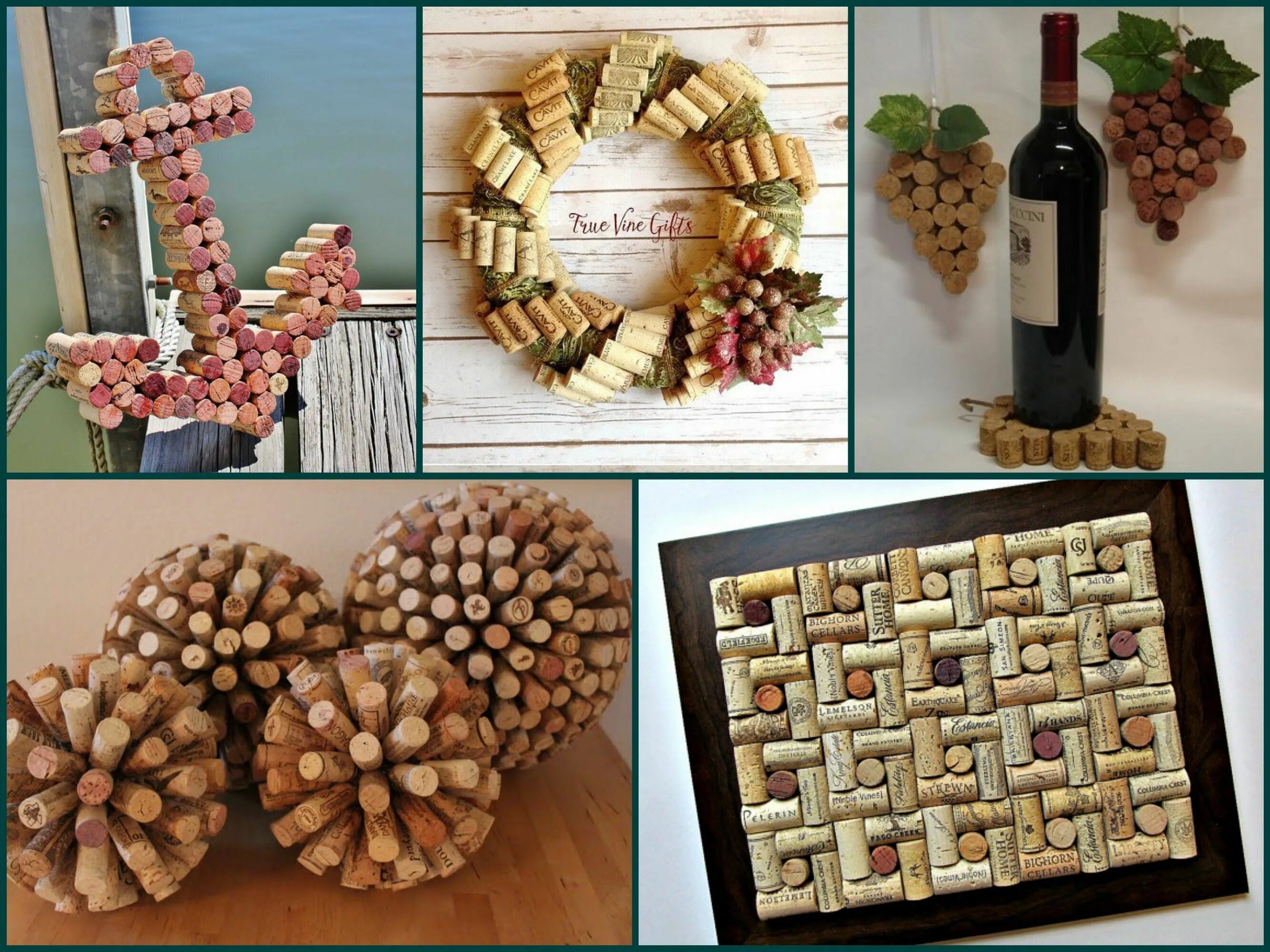 Поделки из пробок от вина фото Best DIY Wine Cork Ideas - Recycled Home Decor Basteln mit kork, Diy weinflasche