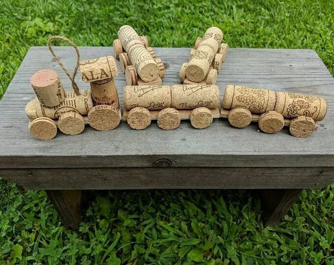 Поделки из пробок своими руками фото Wine Cork Snowman Christmas Ornament - Etsy Vin en liège art, Bouchons de liège,