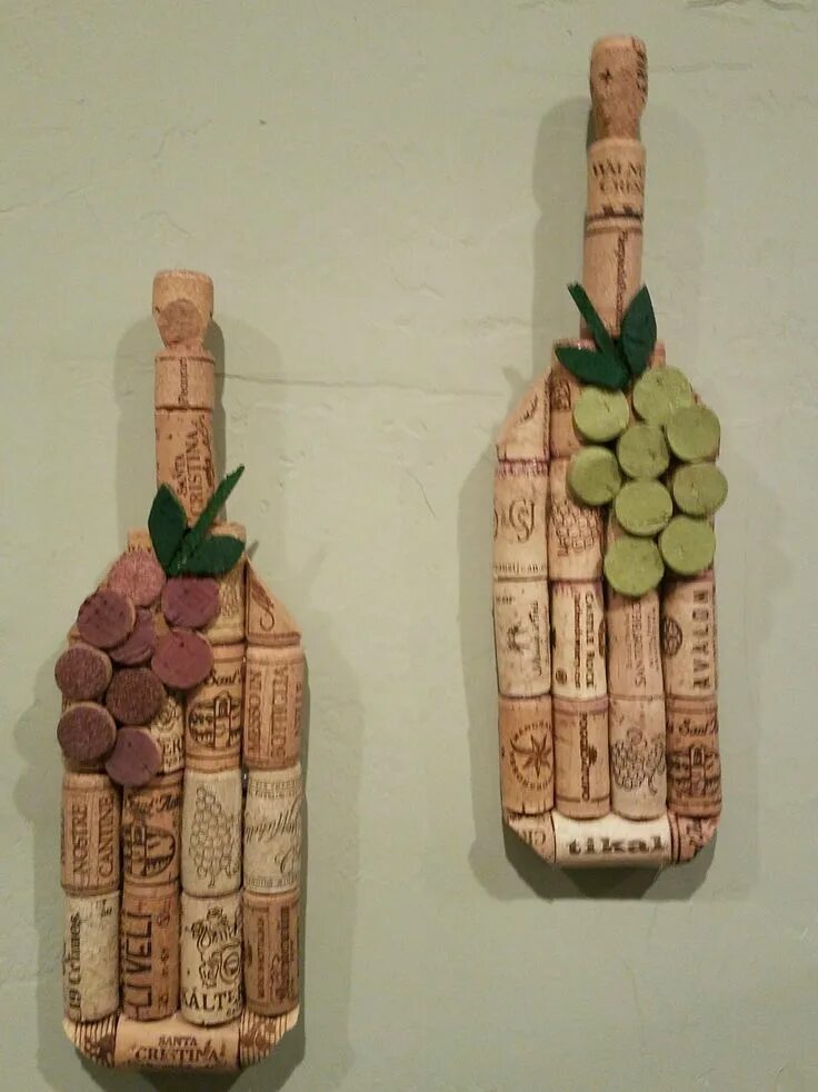 Поделки из пробок своими руками фото Cork wine bottles Wine bottle diy crafts, Wine cork crafts, Wine cork diy crafts