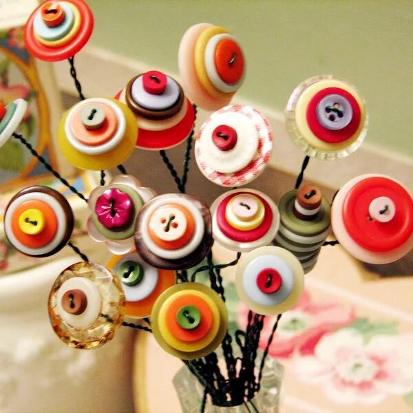 Поделки из пуговиц фото 3 идеи для handmade подарков из пуговиц Представьте только, такая маленькая вещи