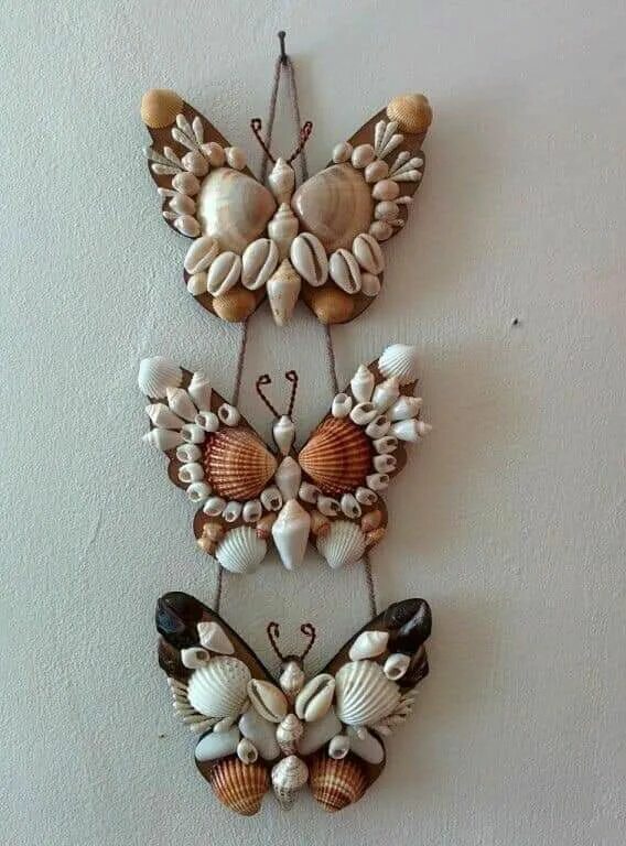 Поделки из ракушек фото De Todo, Un Poco .: Haga lindas manualidades, utilizando conchas de mar Seashell
