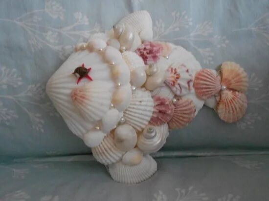 Поделки из ракушек фото Crafts Made of Seashells seashell craft idea Seashell crafts, Sea crafts, Shell 