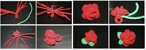 Поделки из синельной проволоки своими руками фото Цветы 3D, цветы в горшке, букет цветов из синельной проволоки как сделать?
