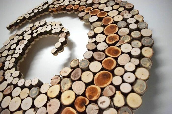 Поделки из срезов дерева своими руками фото Поделки из дерева by Ben Labonte Reclaimed wood wall art, Wood art, Wall sculptu
