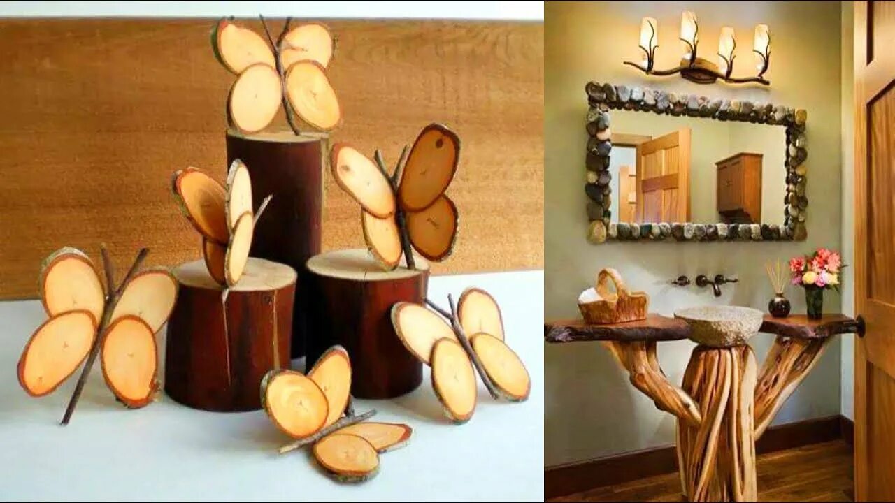 Поделки из срезов дерева своими руками фото 60 DIY Wood and Log Creative Design Ideas 2022 Part.43 - YouTube
