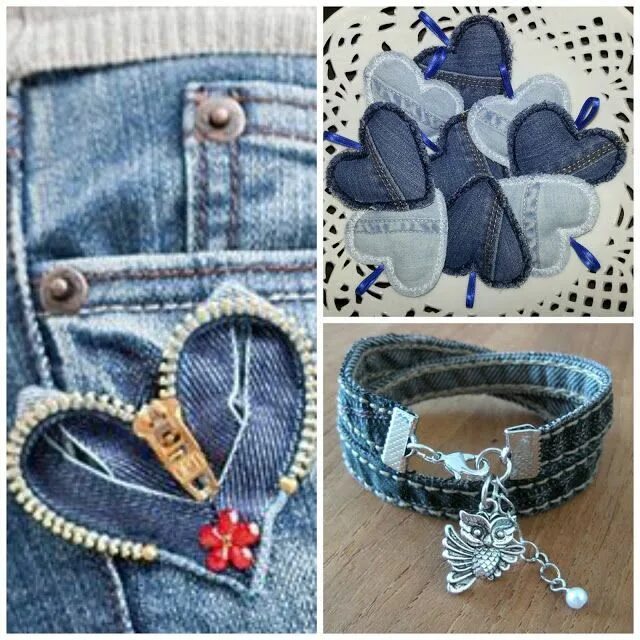 Поделки из старых джинс фото Monday Morning Inspiration/The Wonderful World of Denim (Rhonda's Creative Life)