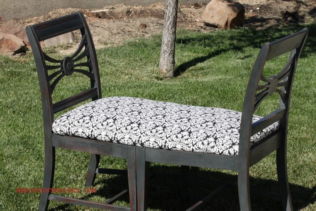 Поделки из старых стульев своими руками фото 21 Ways to Upcycle a Chair " Redoux Interiors Upcycle chair, Making a bench, Cha