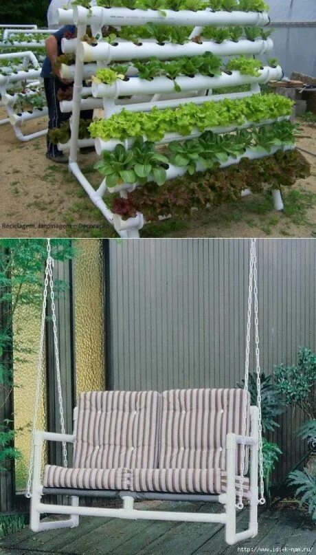 Поделки из труб пвх своими руками фото Поиск на Постиле: садовый декор Outdoor decor, Outdoor furniture, Decor
