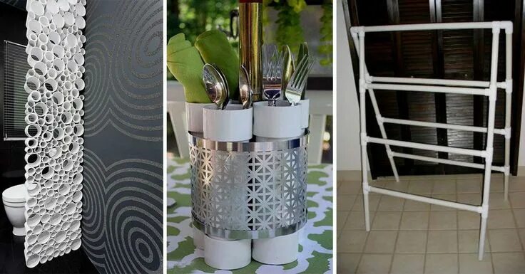 Поделки из труб пвх своими руками фото Ideas creativas para decorar con tubos pvc Tubos de pvc, Ideas creativas para de