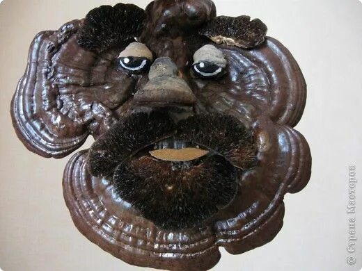 Поделки из трутовика своими руками фото Pin by Ирина Тырышкина on поделки из природного материала Sculpture, Lion sculpt