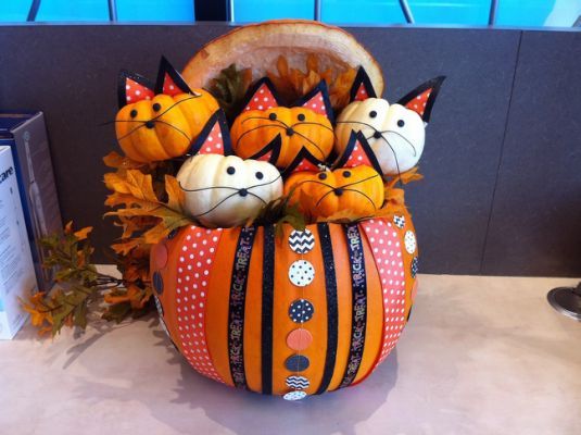 Поделки из тыквы фото no carve pumpkin contest winners Pumpkin contest, Pumpkin decorating party, Pump