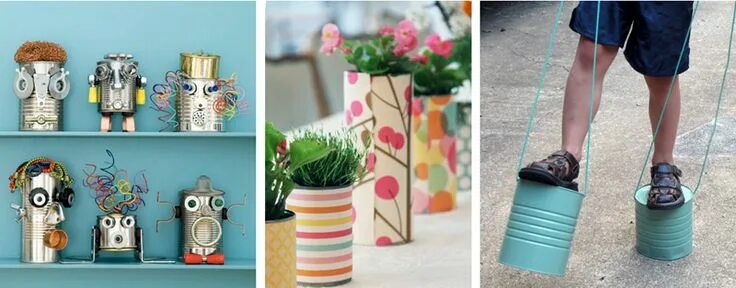 Поделки из вещей фото Tin can crafts, Can crafts, Tin can